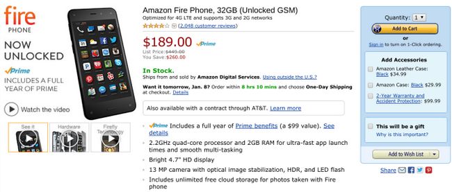 Fotografía - [Offre Alerte] Amazon incendie Téléphone 32 Go en vente dès aujourd'hui pour 189 $ de rabais contrat
